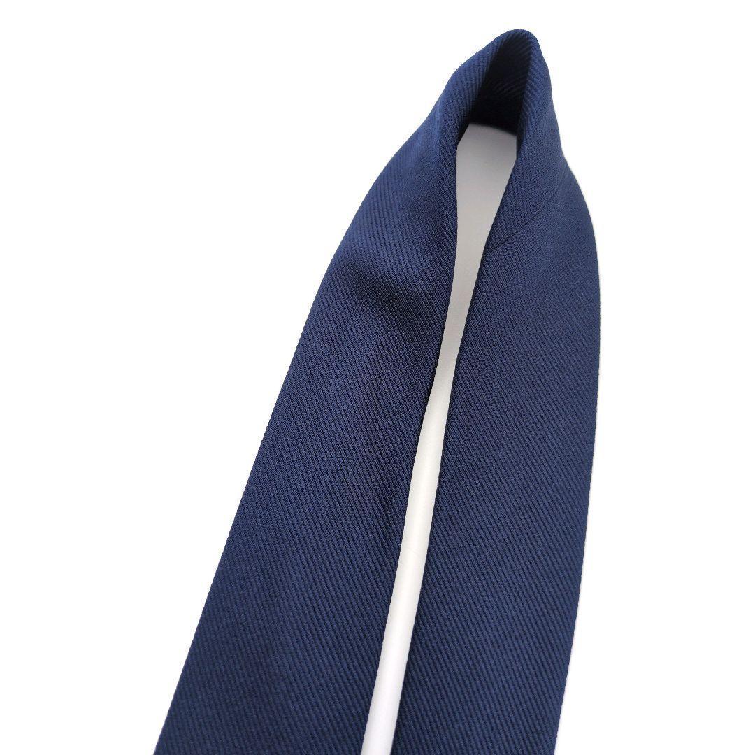 【美品】フランコバッシ ネクタイ ネイビー系 無地 ソリッド 高級【イタリア製】 美品】フランコバッシ ネクタイ ネイビー系 無地 ソリッド 高級
