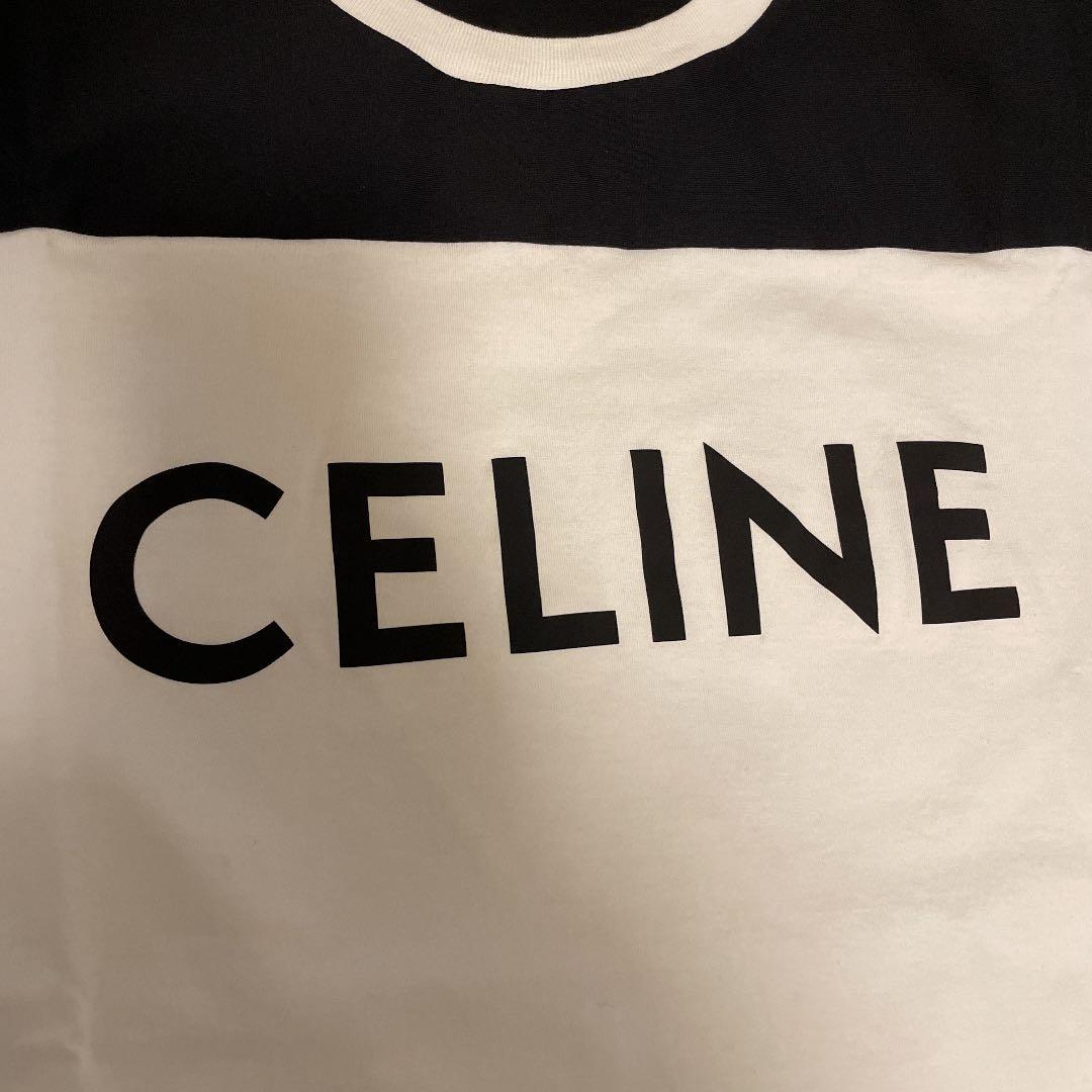 100%新品 CELINE エディスリマン ルーズTシャツ カットソー S モノクローム lXrqc-m32427168601 最新作定番