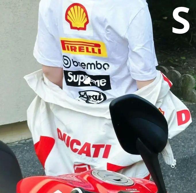 スプリーム × ドゥカティ ロゴス Tシャツ ホワイト - 24SS 新品未開封 24ss Supreme Ducati Logos Tee 白 S