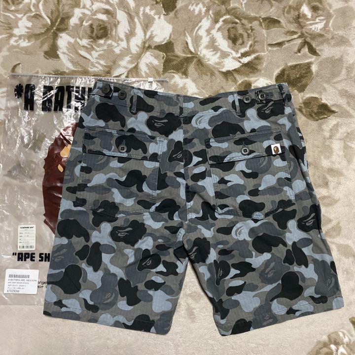 APE BAPE KAWS CAMO 迷彩　ショーツ　ハーフパンツ　L