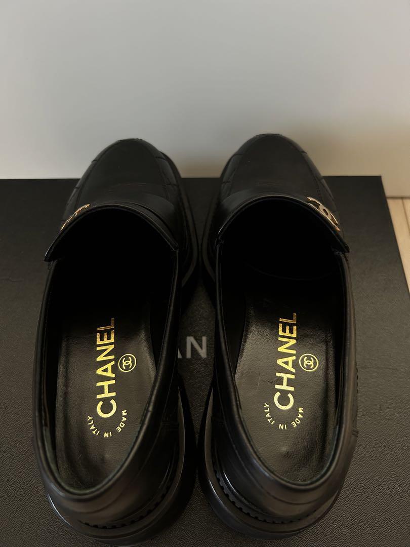 CHANEL シャネル ココマーク ローファー 23A G45074 厚底靴 CHANEL シャネル ココマーク ローファー 23A G45074 厚底靴