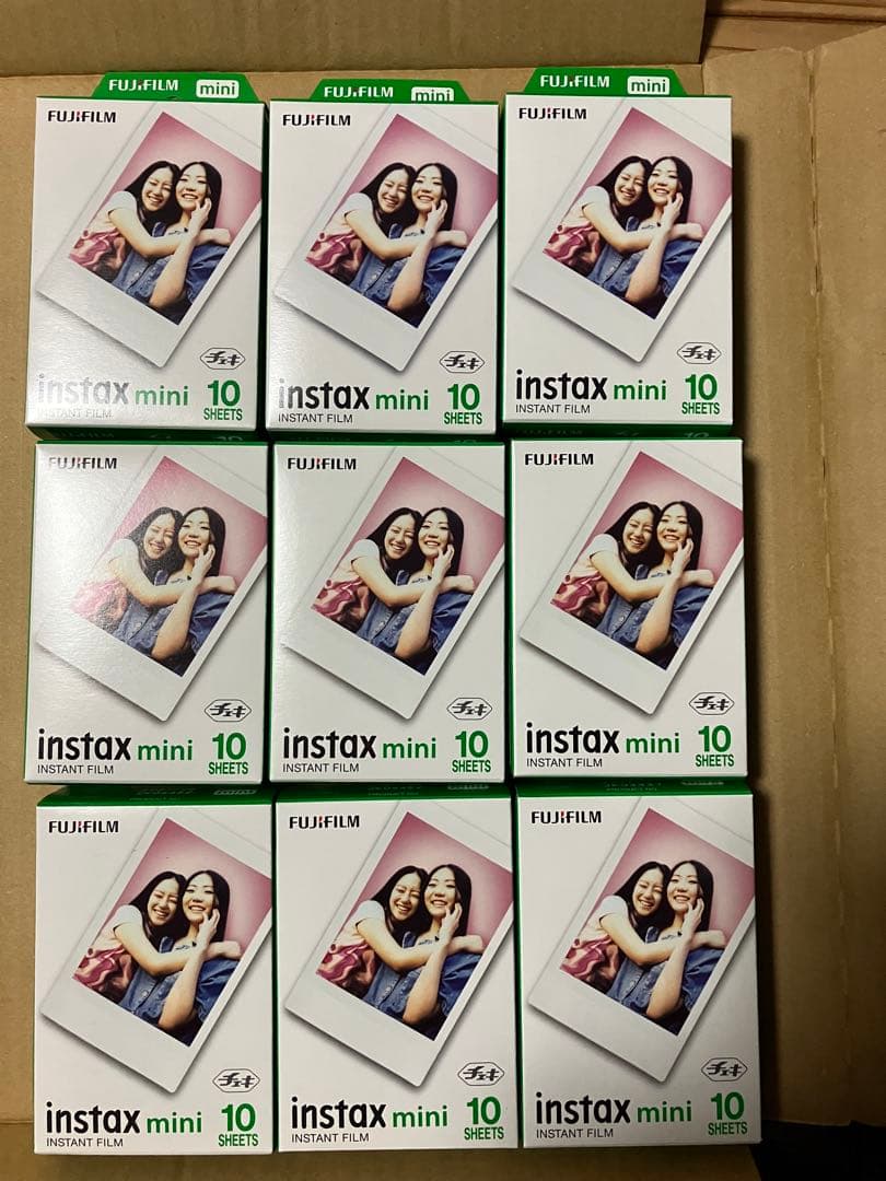 FUJIFILM INSTAX mini フィルム チェキフィルムミニ 9箱