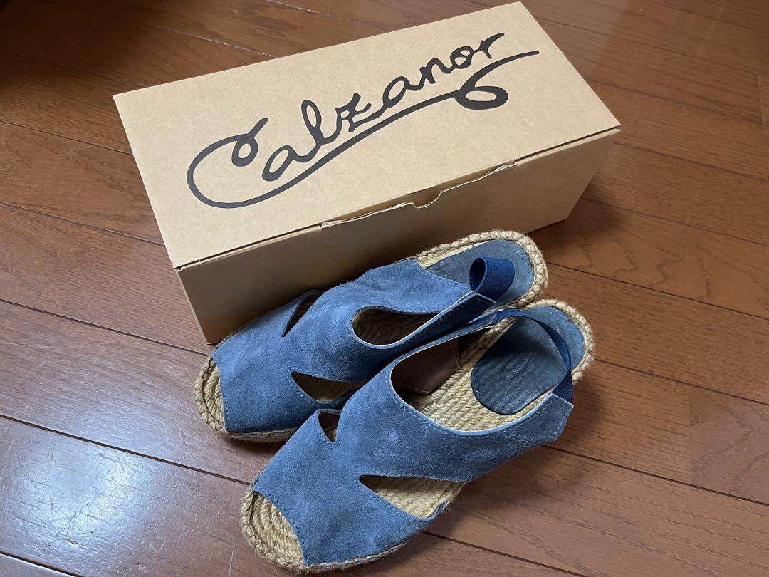 値下げ】カルザノール/Calzanor ウェッジソールサンダル