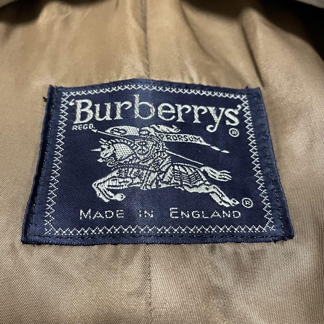 ビンテージ Burberrys シェットランドツイード/ステンカラーコート/54