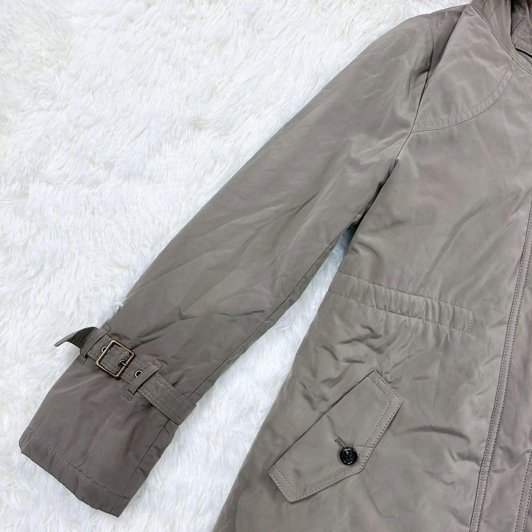 極美品　バーバリーブルーレーベル　モッズコート　ラクーンファー　ライナー　38