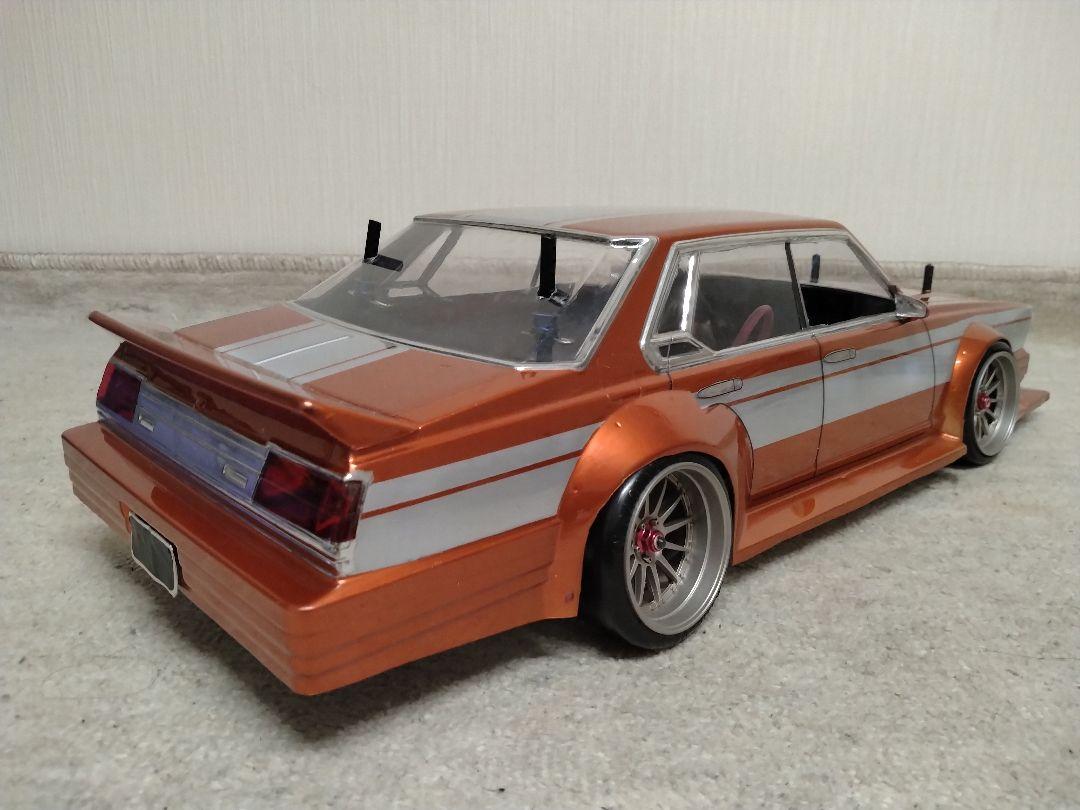 アオシマ 1/10 グラチャン RCボディ 430セドリック 塗装済 美品！