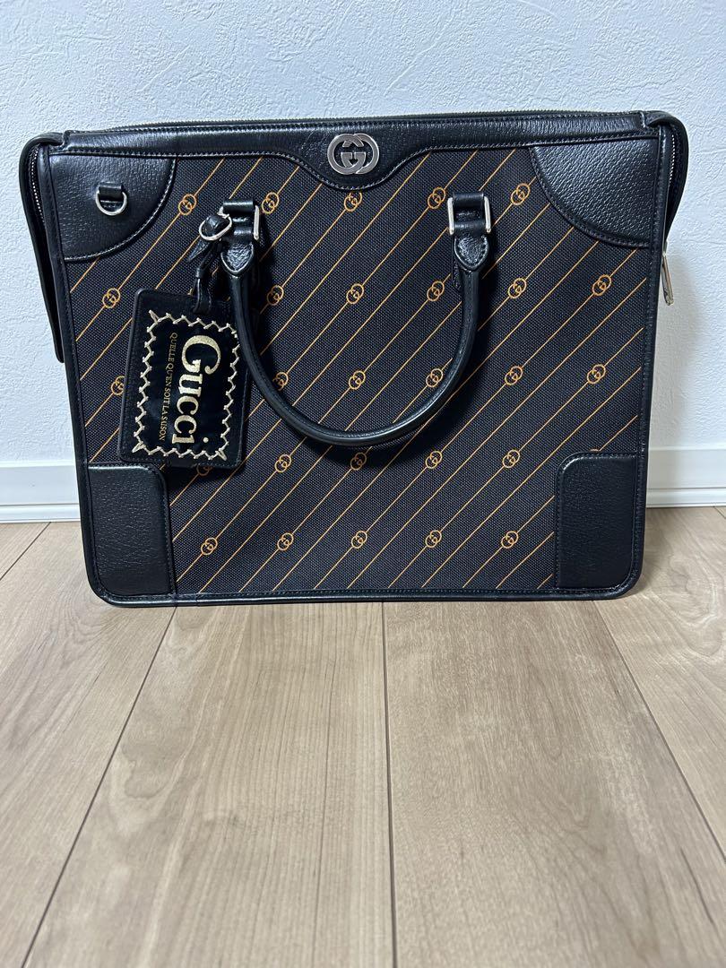 【定価約50万円】GUCCI インターロッキング ブリーフケースショルダーバッグ