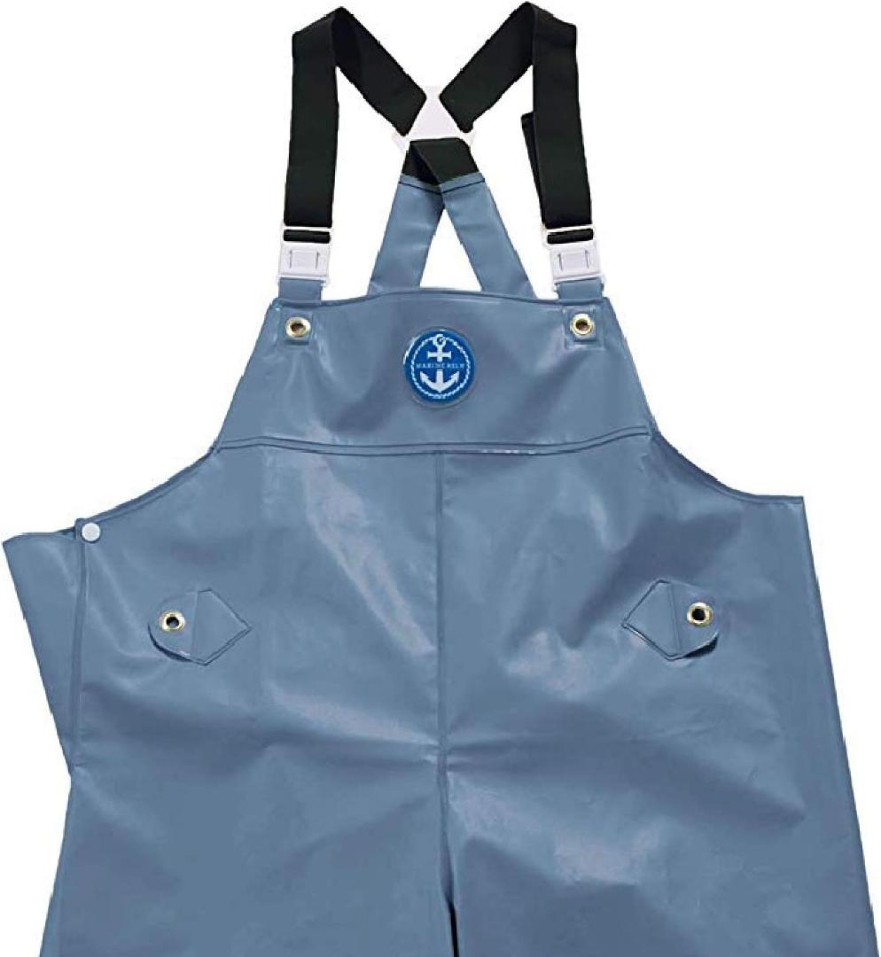 尾崎産業 マリンレリー 胸付きズボン 水産用雨合羽 M/L/LL