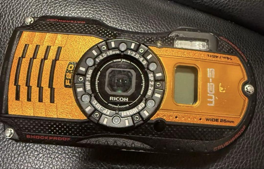 デジタルカメラ WG-5 GPS RICOH オレンジ - メルカリ