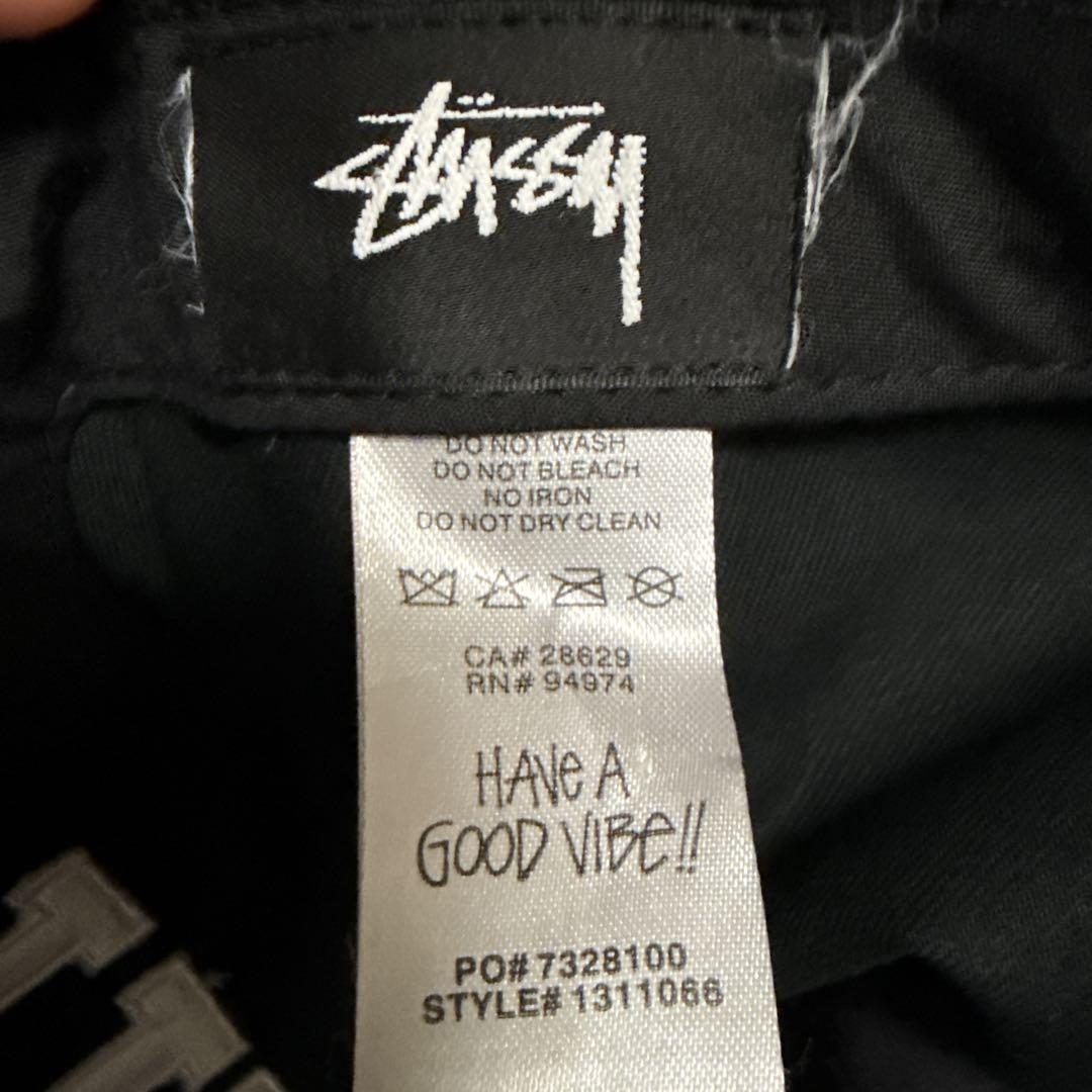 Stussy STUロゴ ブラックキャップ - メルカリ