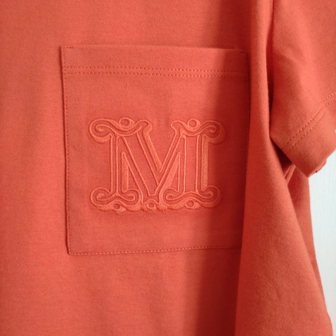 新品MaxMara オレンジ 半袖カットソー