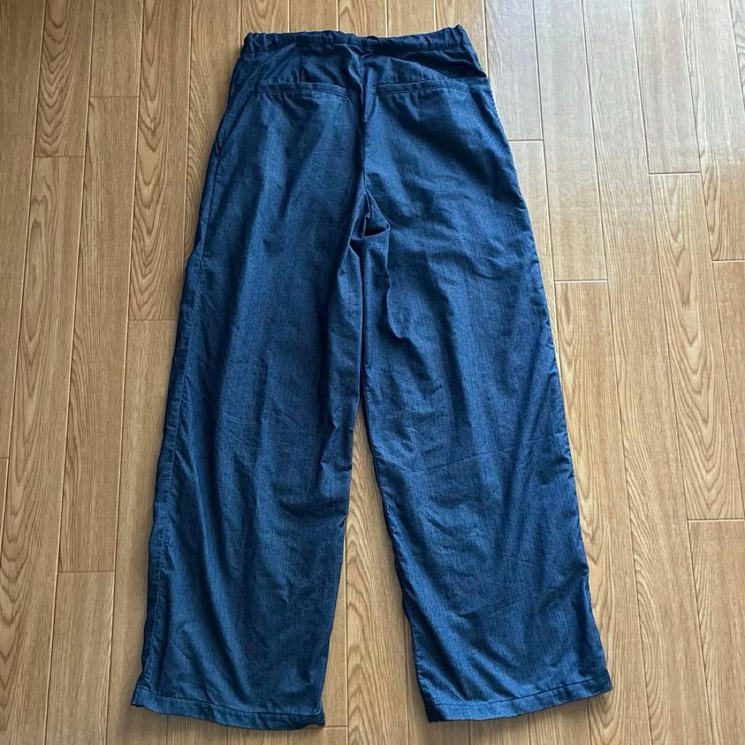 新品！ノースフェイス　ナイロンデニムパンツ　ネイビー　WM 91moZYlXh-L._UY1000_.jpg