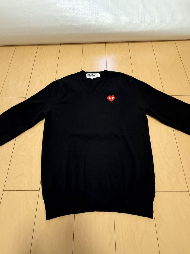 play Comme des Garçons Xインベーダーセーター Ｌ黒