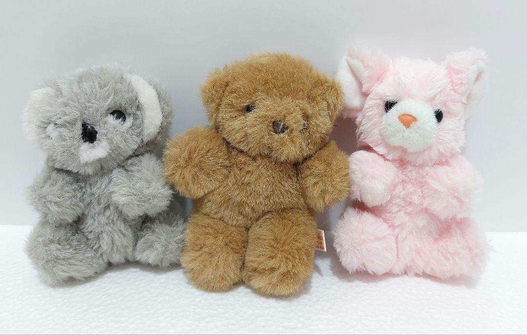 レトロ EIKO コアラ ネズミ クマ ふわふわ 3体セット ぬいぐるみ