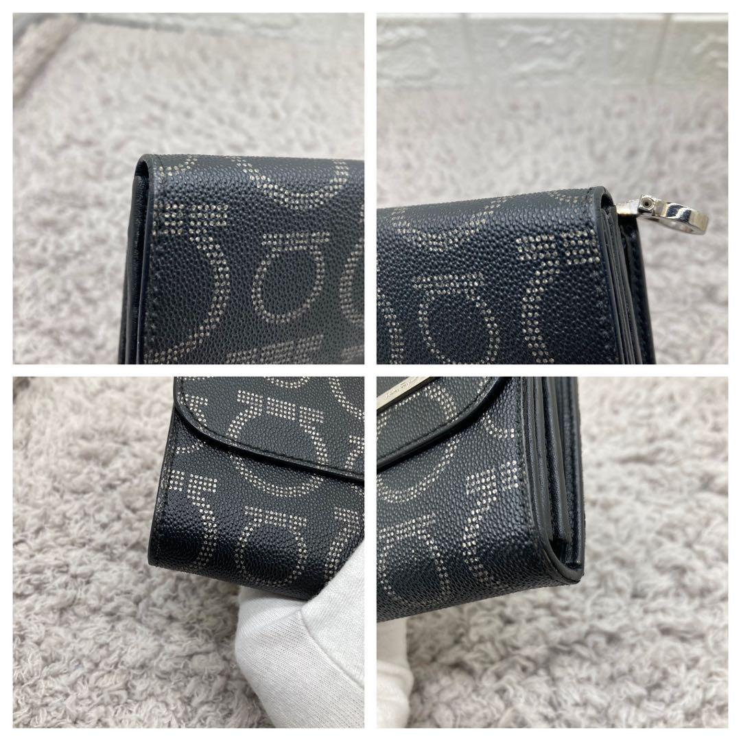 美品❣️Salvatore Ferragamoフェラガモ❣️長財布ブランドブラウン