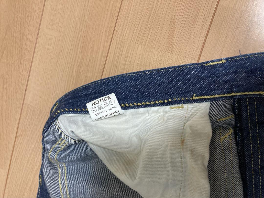 ササフラス　フォールリーフパンツ　XL 14oz Denim