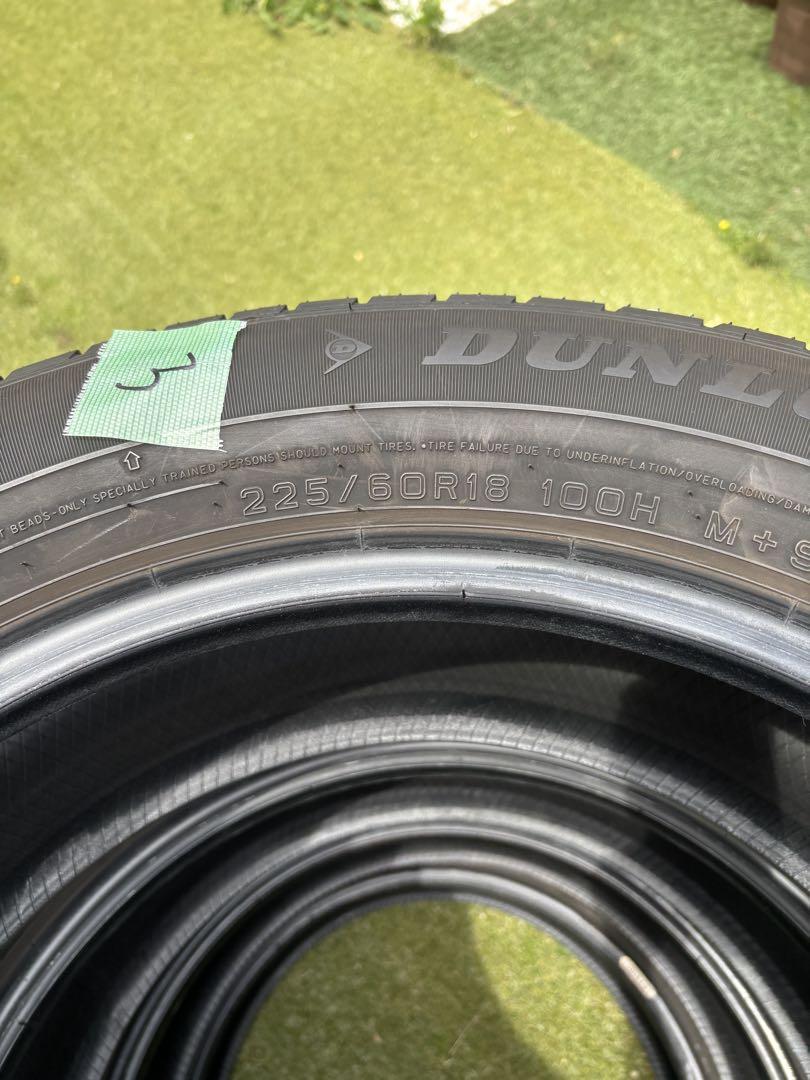 18インチ サマータイヤ 4本セット　新車外し　225/60R18 4本