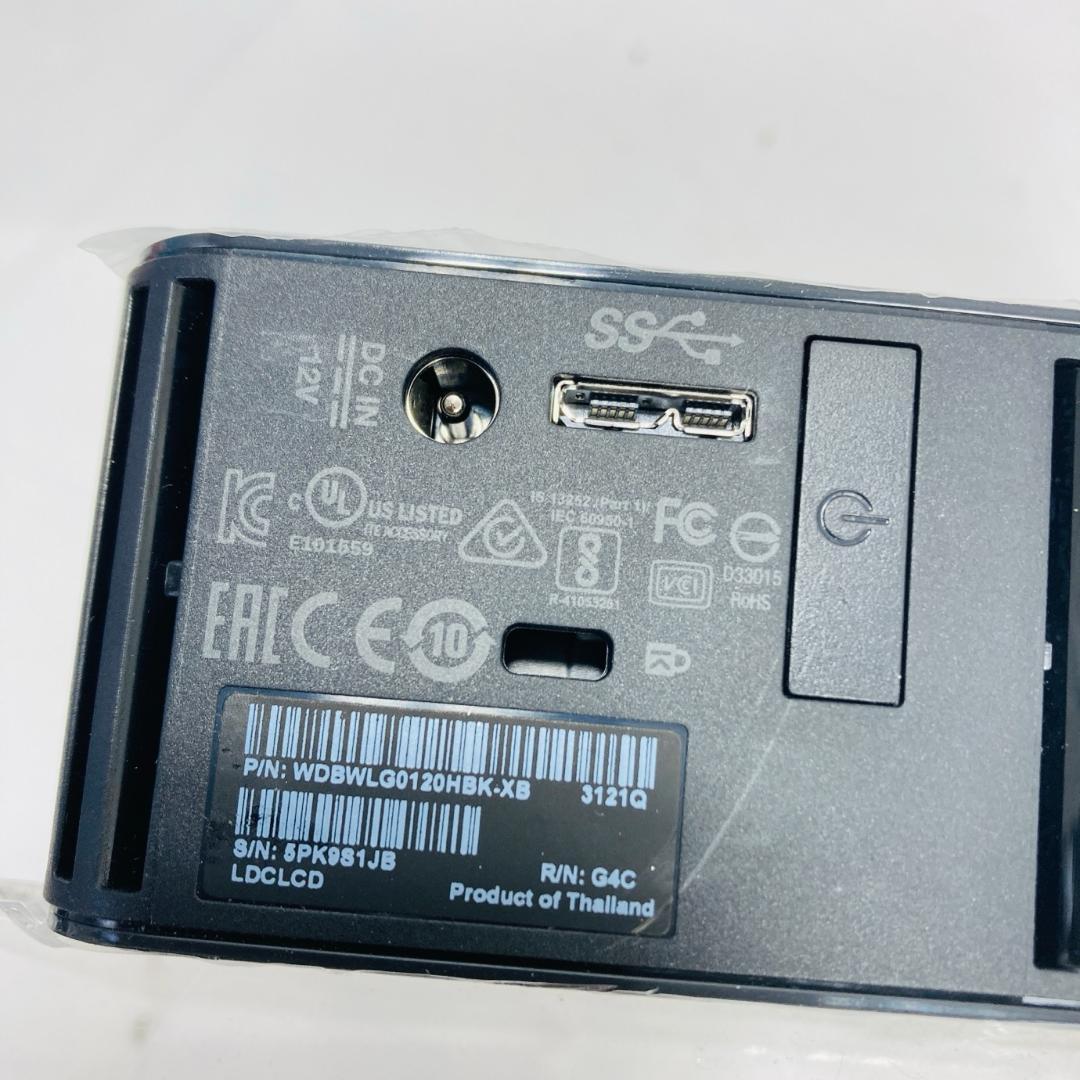 WD デスクトップHDD 12TB USB3.0 WDBBKG0120HBK
