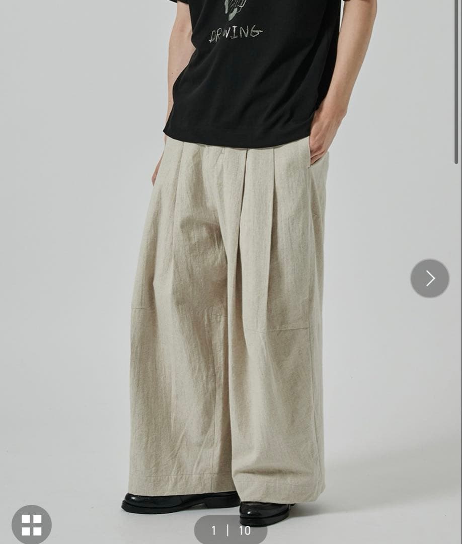 SHINYAKOZUKA SMALL TRADES BAGGY