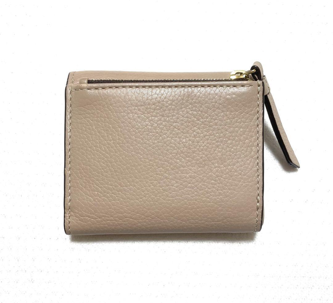 j&m davidson 三つ折り財布 ミニ財布 ミニウォレット ベージュ j&m davidson 三つ折り財布 ミニ財布 ミニウォレット ベージュ