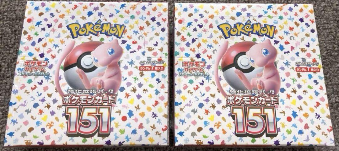 ポケモン - ポケモンカード151　シュリンク無し　2BOX ポケモンカードゲーム ポケモンカード 151 BOX シュリンクなし
