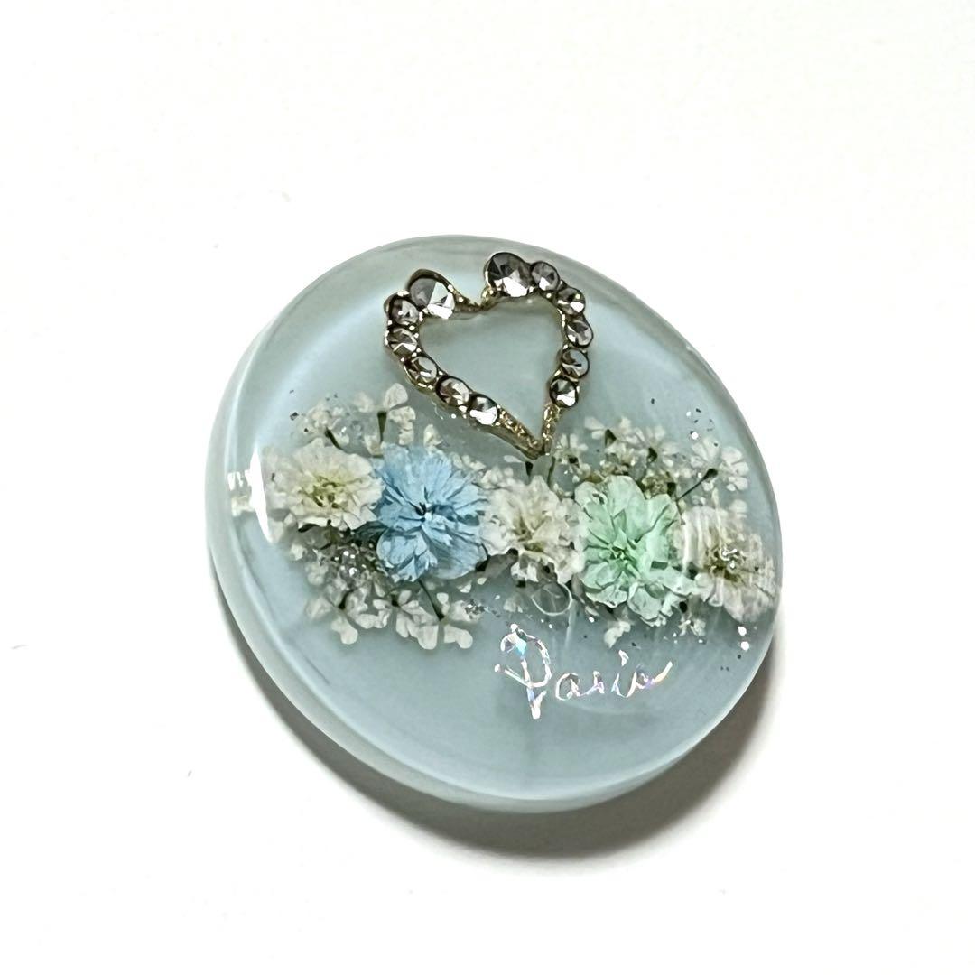 No.635 ハンドメイド レジン ヘアゴム ポニーフック ペンダント
