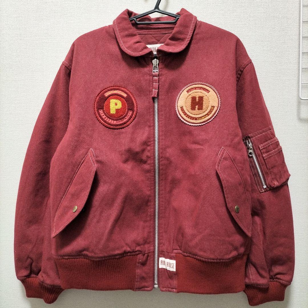 PINK HOUSE ピンクハウス ブルゾン ジャンパー ワッペン PINK HOUSE 2019年 カタログ掲載42000円 ピンクハウス ワッペン