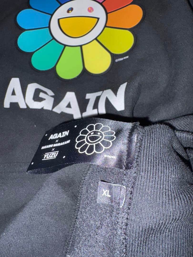 ゆず×村上隆コラボレーション カイカイキキパーカー Lサイズ ゆず×村上隆コラボレーション カイカイキキパーカー Lサイズ