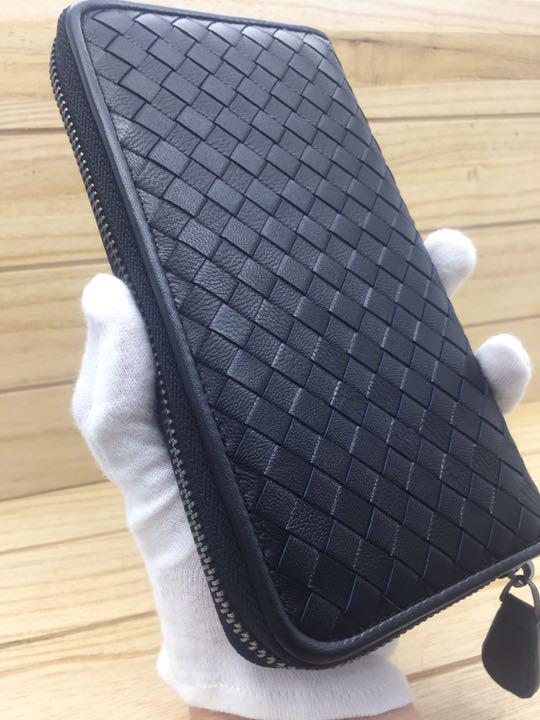 数量限定　イタリア製 希少ラムスキン本革編み込み 長財布 羊革 ハンドメイド 限定商品 イタリア製希少ラムスキン本革編み込み 長財布/羊革
