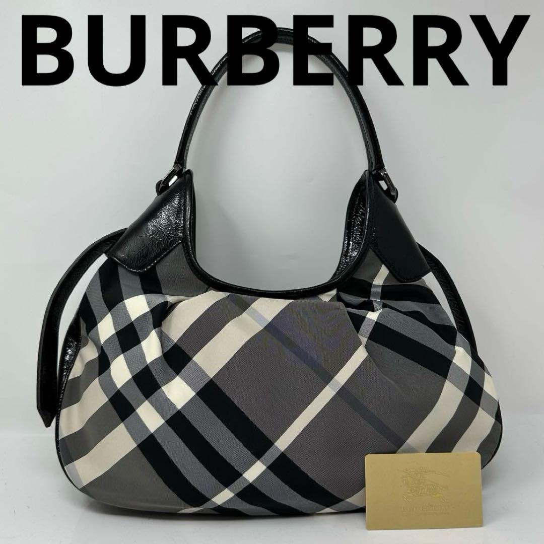 BURBERRY バーバリー ホーボー ショルダーバッグ チェック w15