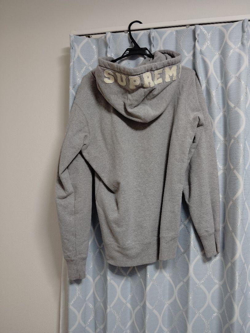 SUPREME グレー フルジップパーカー