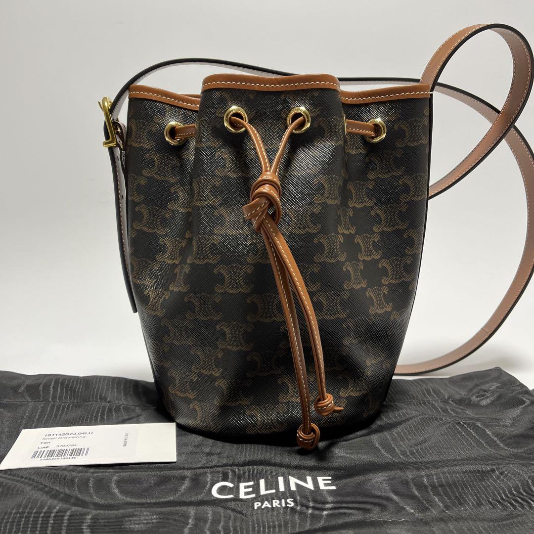 CELINE スモール ドローストリングバッグ【ストロベリー様専用】