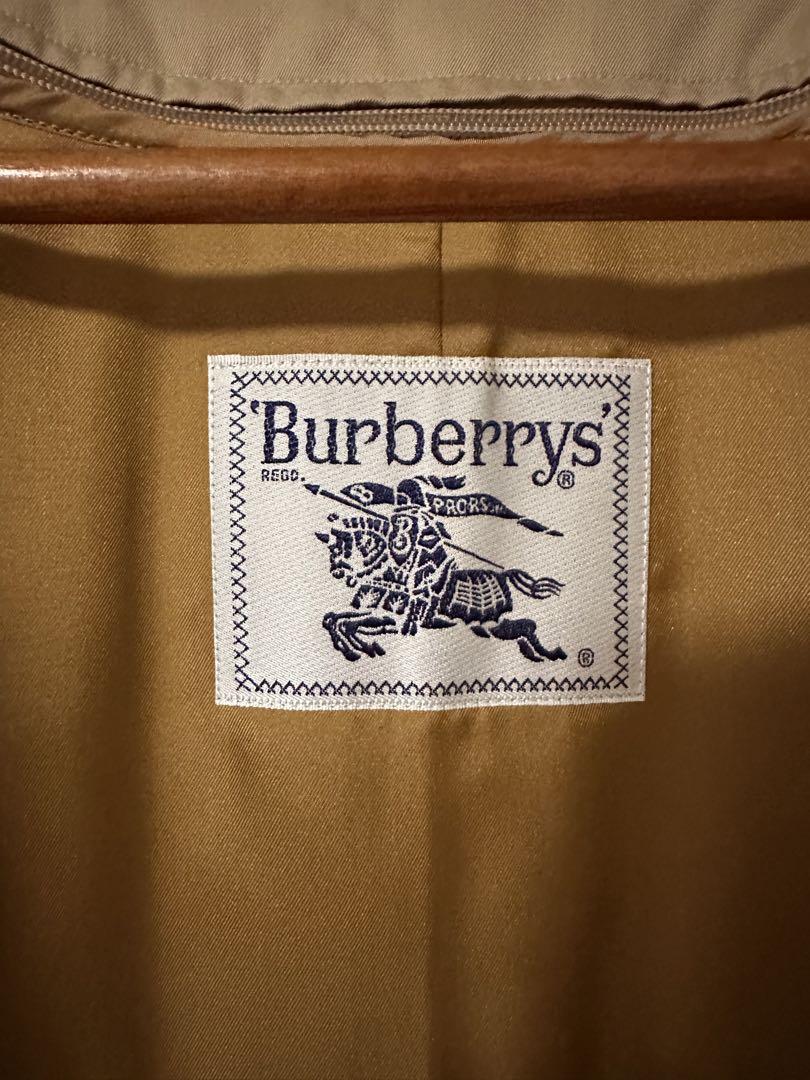 Burberry ベージュ トレンチコート　白タグ　1990年代　バーバリー