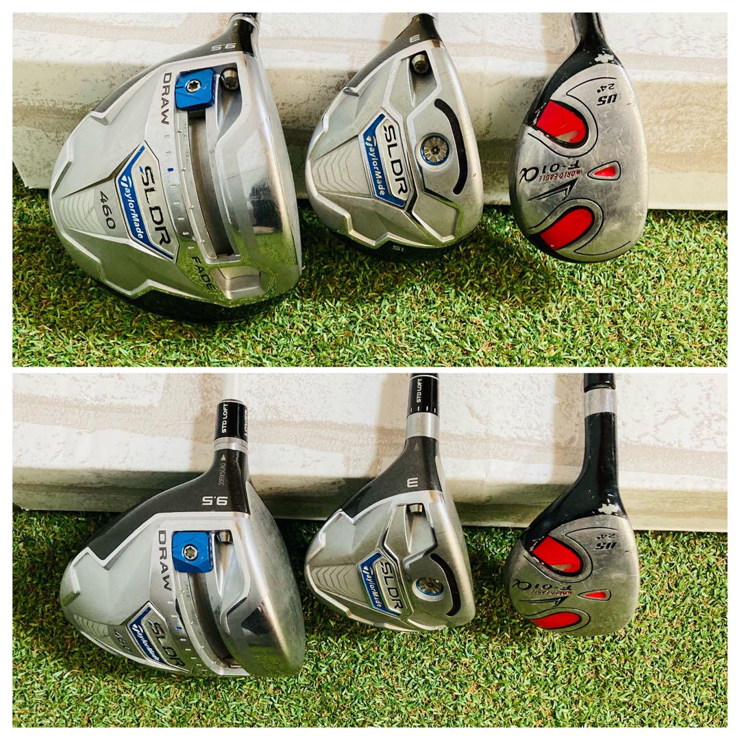 レフティ テーラーメイド SLDR パター・アイアン新品 メンズ ゴルフセット