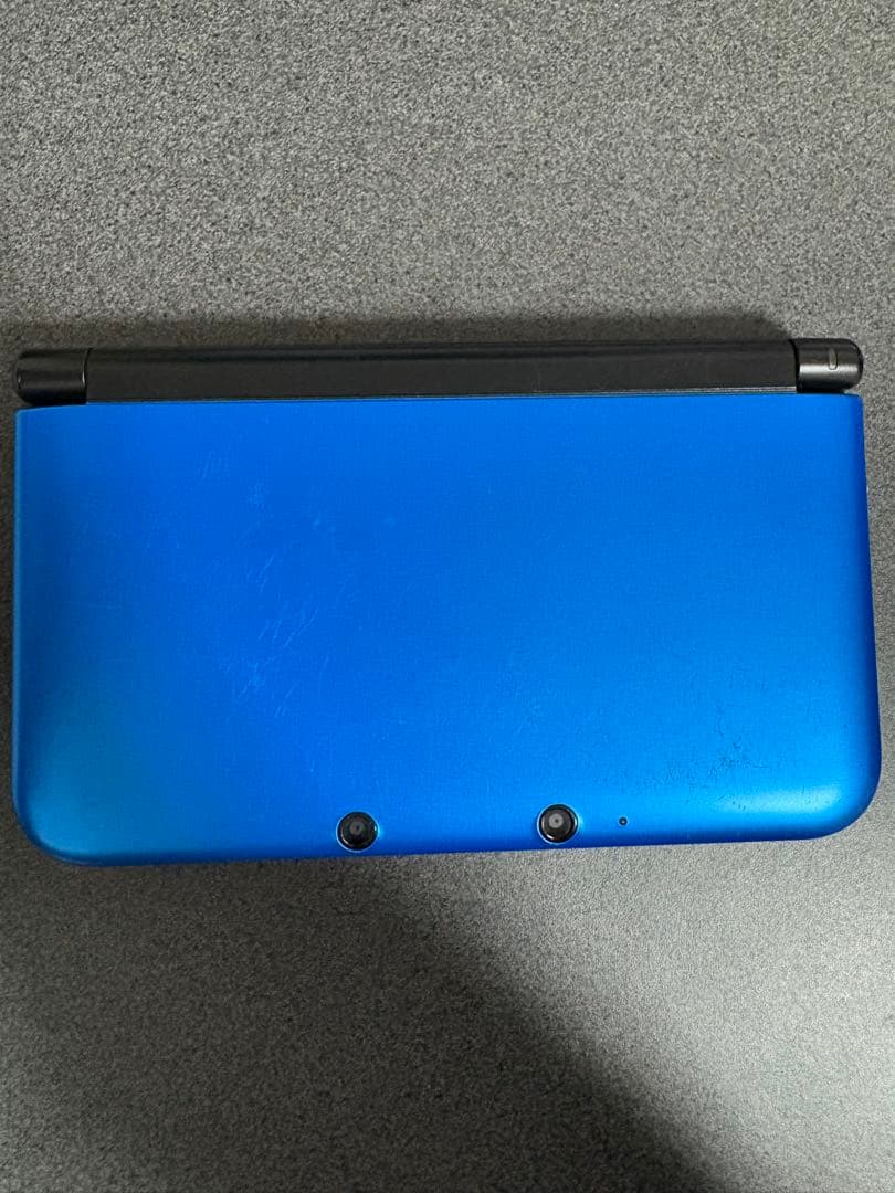 3DS LL ブルー SDカード タッチペン 充電器付き 動作 済み目立った傷や汚れなし