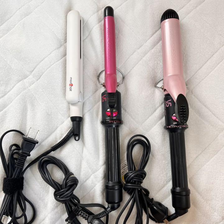 ヘアアイロン 3種