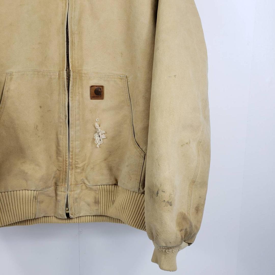 90s 古着 カーハート ワーク ジップ ダックジャケット メキシコ