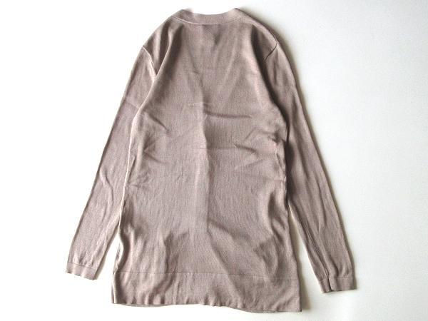 驚きの価格 シルクコットン b. agnes ニット チュニック丈 2 カーディガン トップス