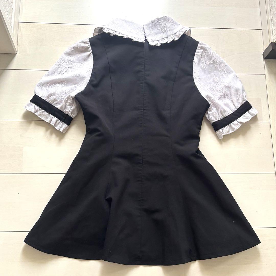 ロジータ ROJITA 半袖フレアチュニックセットアップ （ブラック