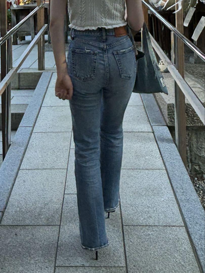 パンツ moussy mvs flara 24
