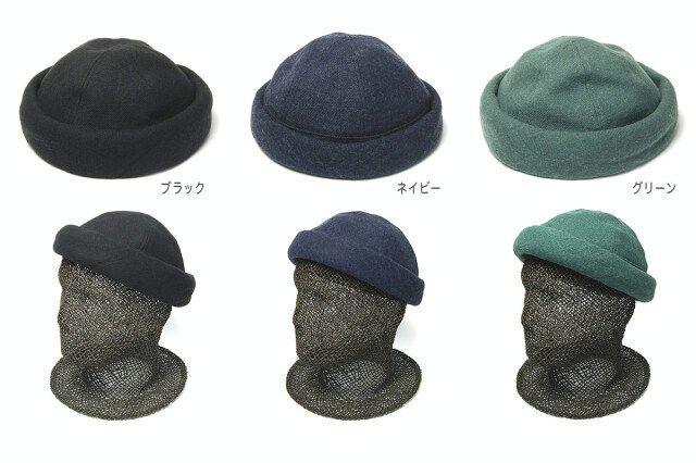 美品　nine tailor　ナインテイラー　日本製　ロールキャップ　帽子　古着