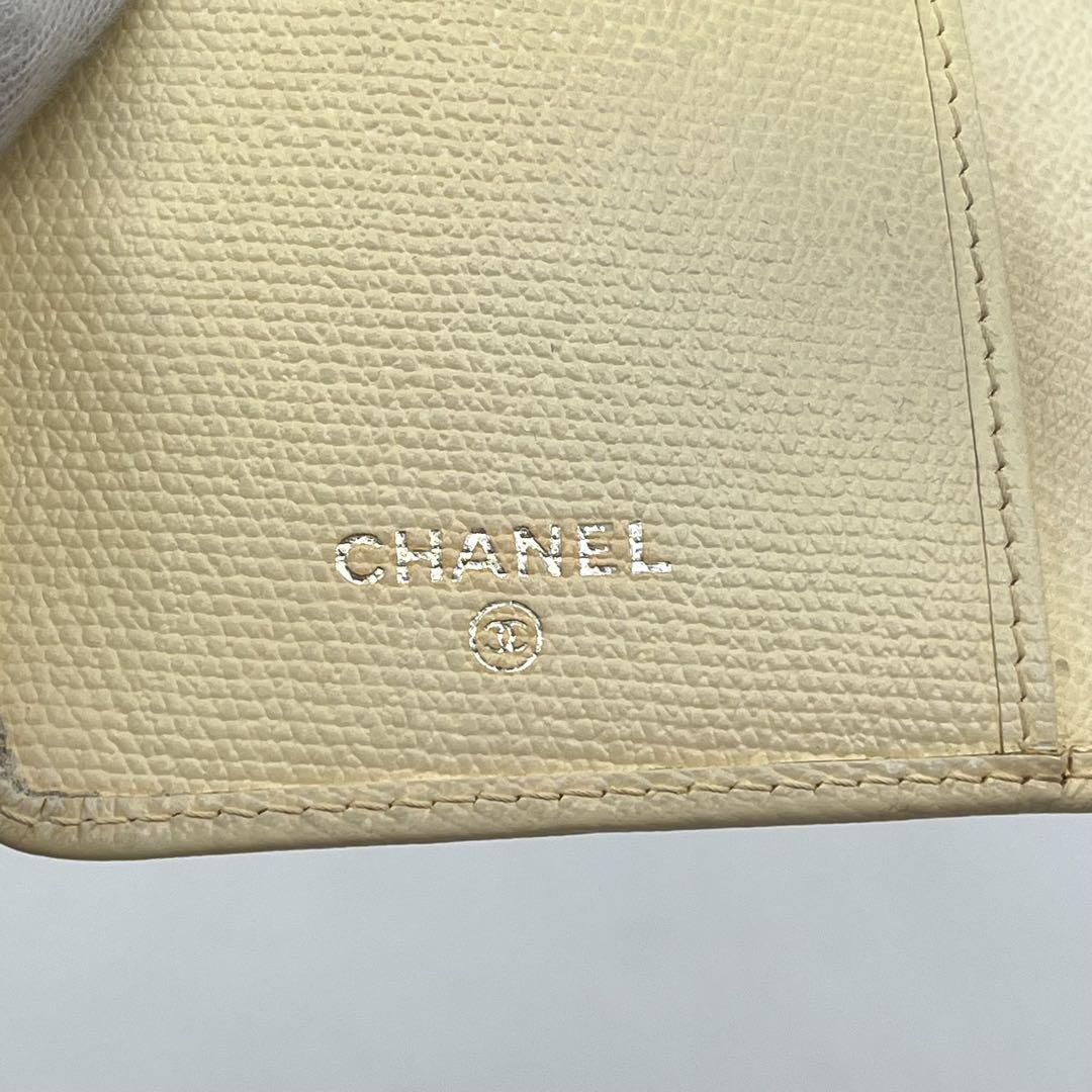 CHANEL 長財布 フラップウォレット ココマーク ロゴ入り レザー