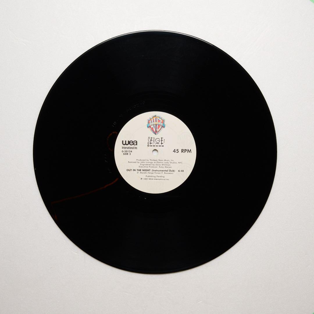 (59)serge ponsar / out in the night レコード