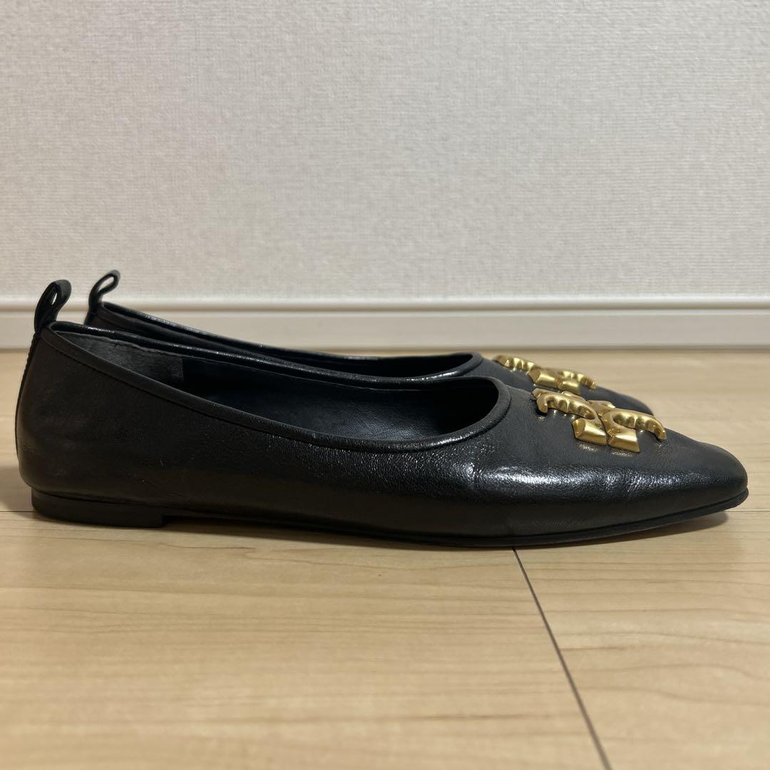 Tory Burch ブラック フラットシューズ