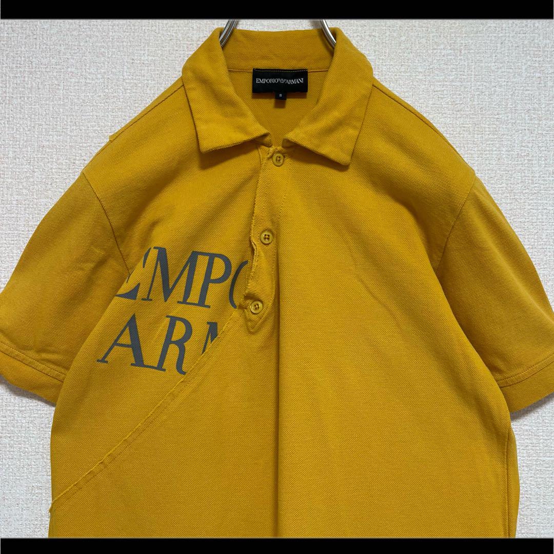 EMPORIO ARMANI アルマーニ ポロシャツ マスタードイエロー S