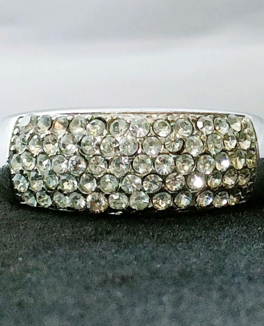 ジルコニア vintage イヤリング silver 21号 リング 2点b44 ジルコニア vintage イヤリング silver 21号 リング 2点b44