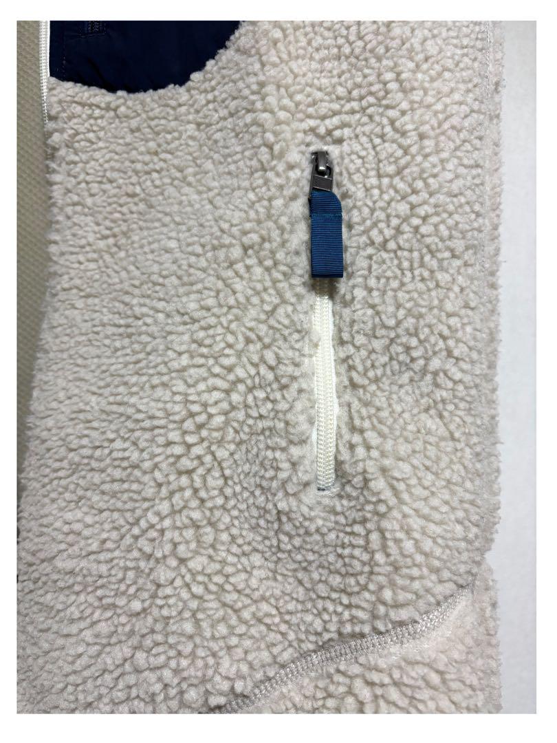 【値下げ】patagonia フリースベスト Sサイズ クリーム
