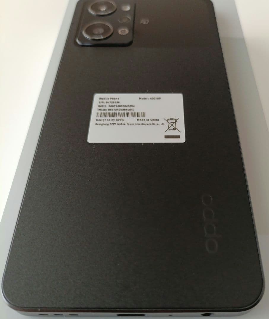 【美品】OPPO Reno9A Ymobile　ナイトブラック　SIMフリー　②