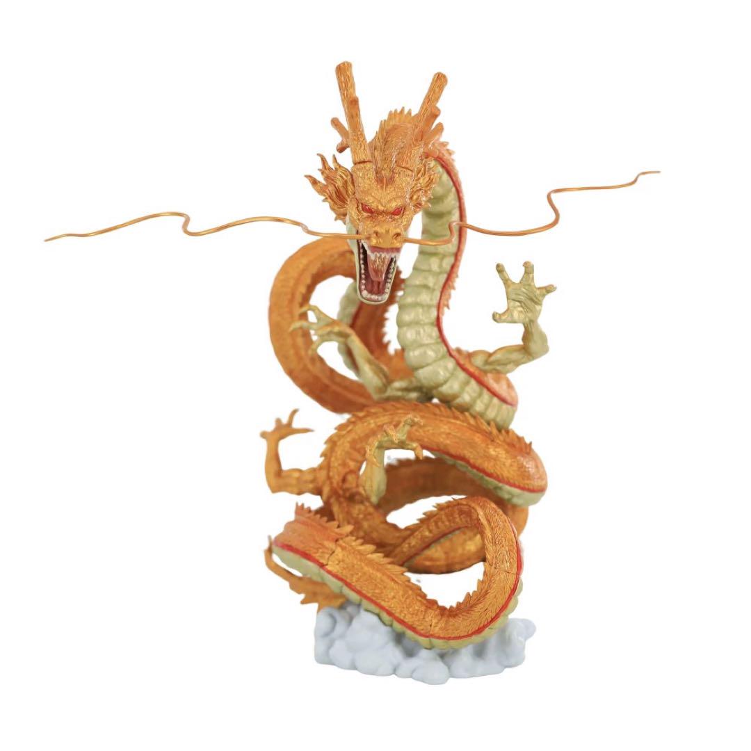 【即発送】ドラゴンボール 神龍 金色 フィギュア　頭下向き ドラゴンボール フィギュア 神龍 金 頭を上に - メルカリ