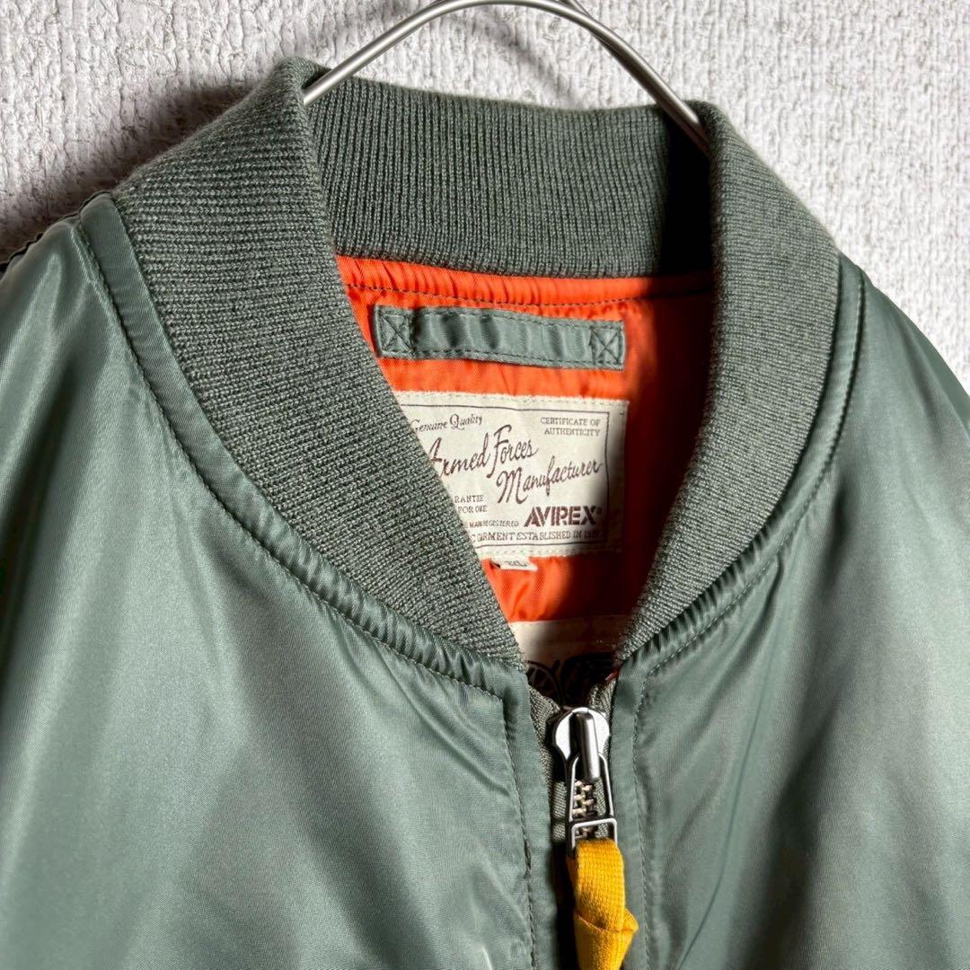 アヴィレックス MA-1 フライトジャケット ワッペン バック刺繍2XL2XL 3L AVIREX WWW_KANDAIZUMI_COM